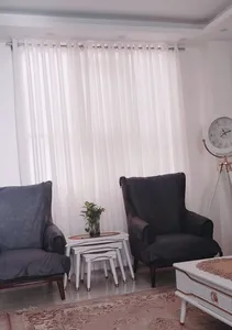 تجریه خرید پرده مدل پانچ حریر ساده مات سایز 300x280 سانتیمتر