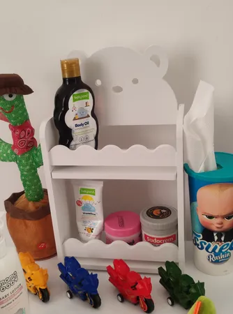 شلف رومیزی اتاق کودک چکاوک مدل خرسی