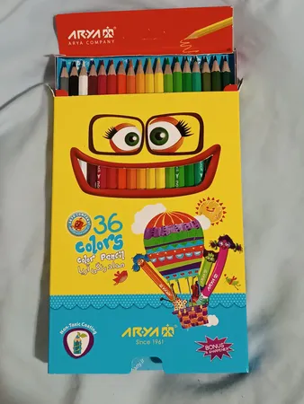 مداد رنگی 36 رنگ آریا مدل 3018