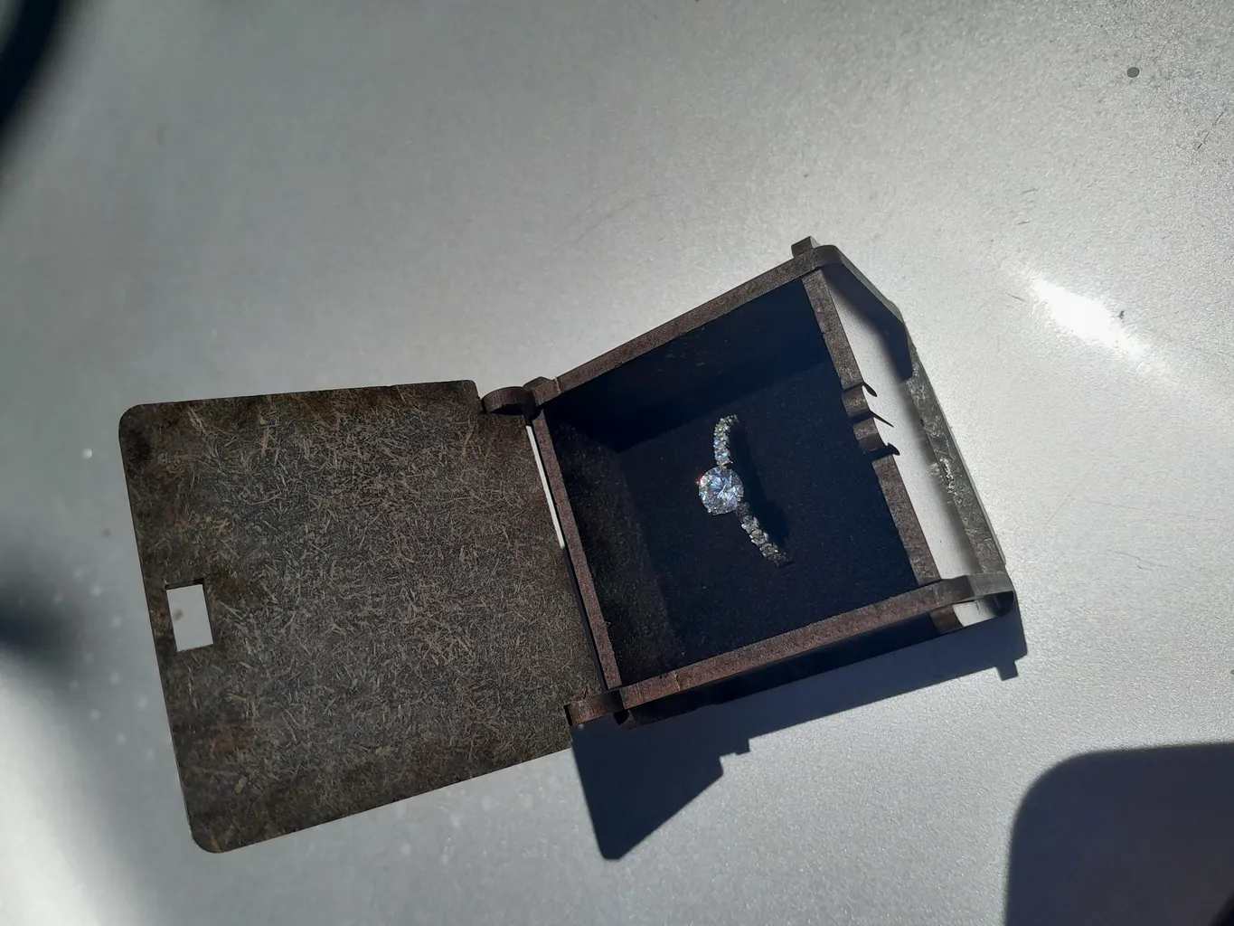 انگشتر نقره زنانه مدل anael