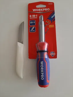 پیچ گوشتی دوسر ورک پرو مدل شش کاره WP221046-6-IN-1