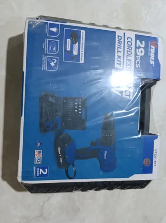 دریل پیچ گوشتی شارژی 0.8-10 میلی‌متری وی تولز مدل VT1211-KIT