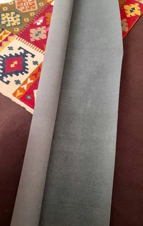 موکت ظریف مصور طرح کبریتی زمینه طوسی کد 1841