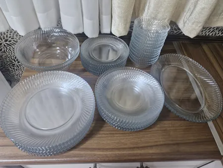 بشقاب خورش خوری نوری تازه سری دیاموند مدل 401012T بسته 6 عددی