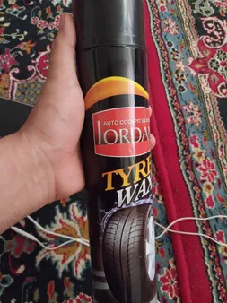 اسپری تمیز کننده لاستیک خودرو جردن مدل P2000 حجم 650 میلی لیتر