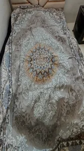 تجریه خرید روفرشی سوپر گلشن یزد مدل گل انار کد 811t زمینه طوسی روشن