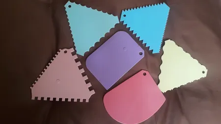 ابزار تزیین کیک مدل Mhr-350 مجموعه 6 عددی