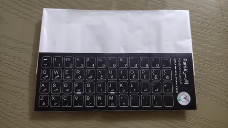 برچسب حروف فارسی ایتوک مدل Laminate