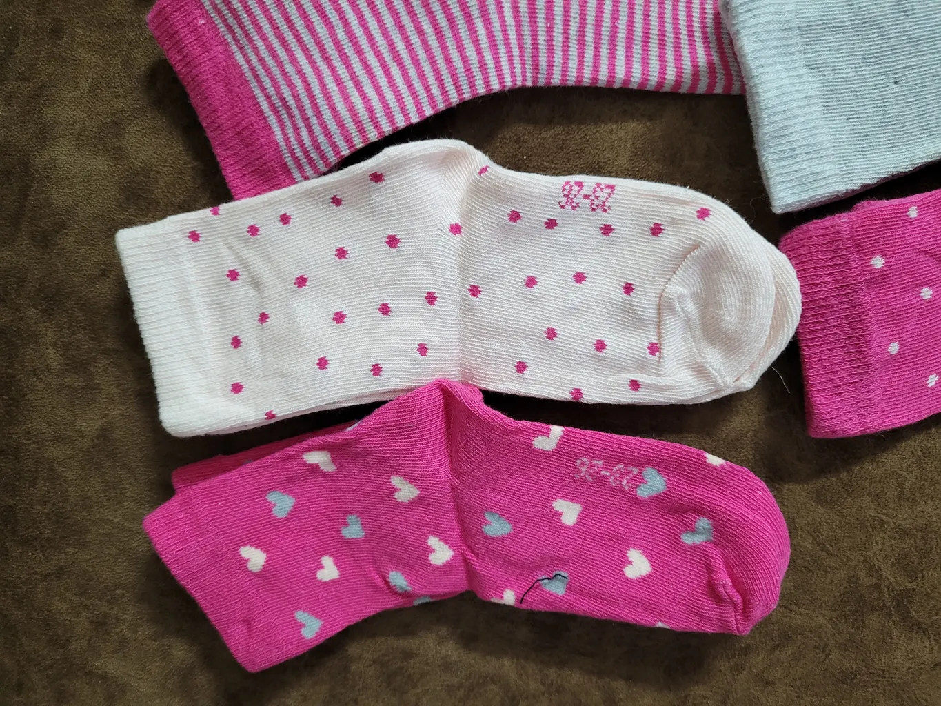 جوراب ساق بلند دخترانه لوپیلو مدل ger875 مجموعه 7 عددی