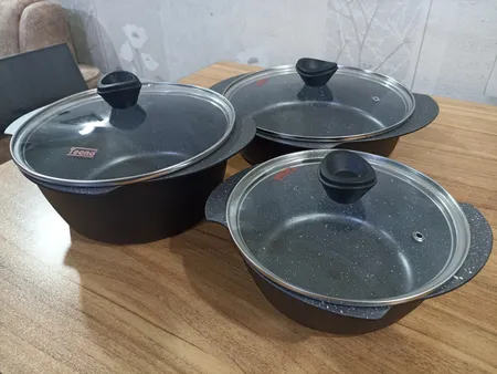 سرویس پخت و پز 6 پارچه تکنو مدل پروانه