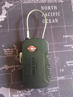 قفل کابلی دلسی مدل Travel Necessities