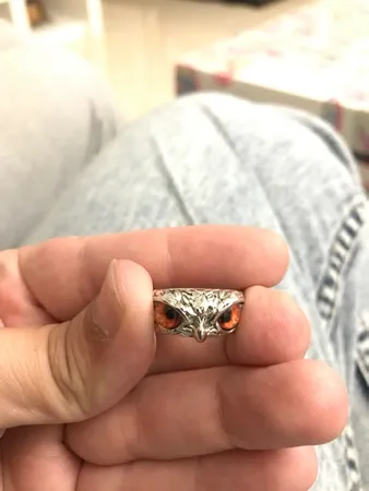 انگشتر مدل جغد چشم خاص کد 684152