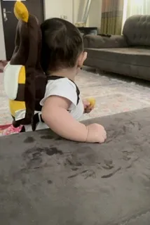 محافظ سر کودک نی نی دوست طرح زنبور عسل