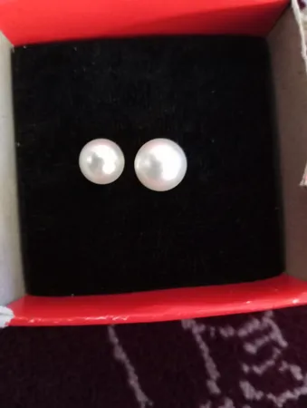 گوشواره نقره زنانه آی جواهر مدل مروارید کد 925I