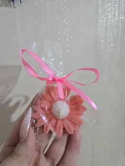 گیفت طرح شمع مدل گل بابونه مجموعه 10 عددی