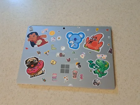 استیکر لب تاپ طرح positive energy مجموعه 37 عددی