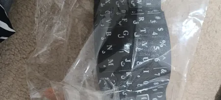 برچسب حروف فارسی کیبورد مدل black design