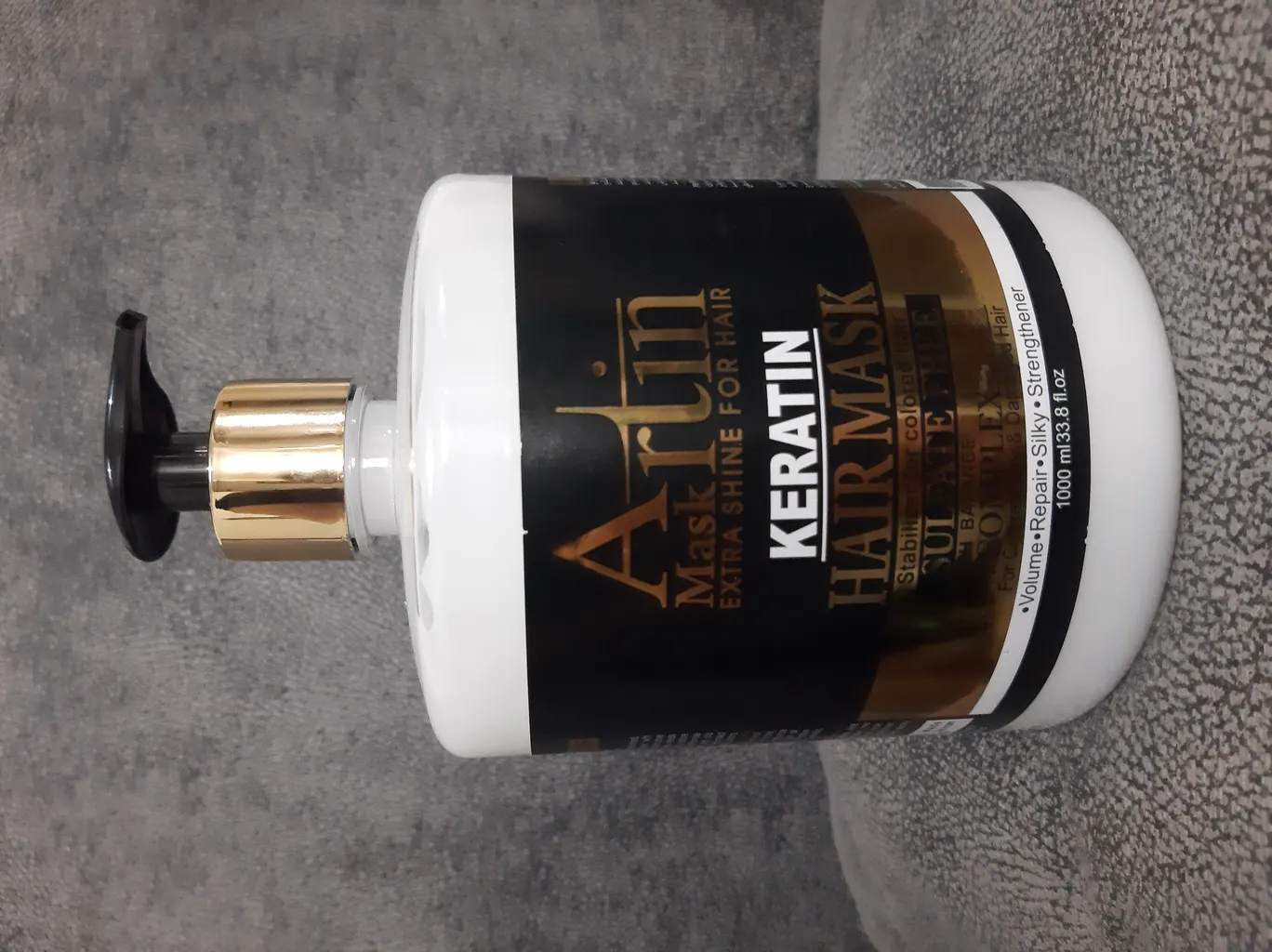 ماسک مو آرتین مدل کراتین و روغن آرگان حجم 1000 میلی لیتر