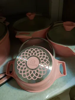 سرویس قابلمه 16 پارچه هوم کینگ مدل Granite Plus