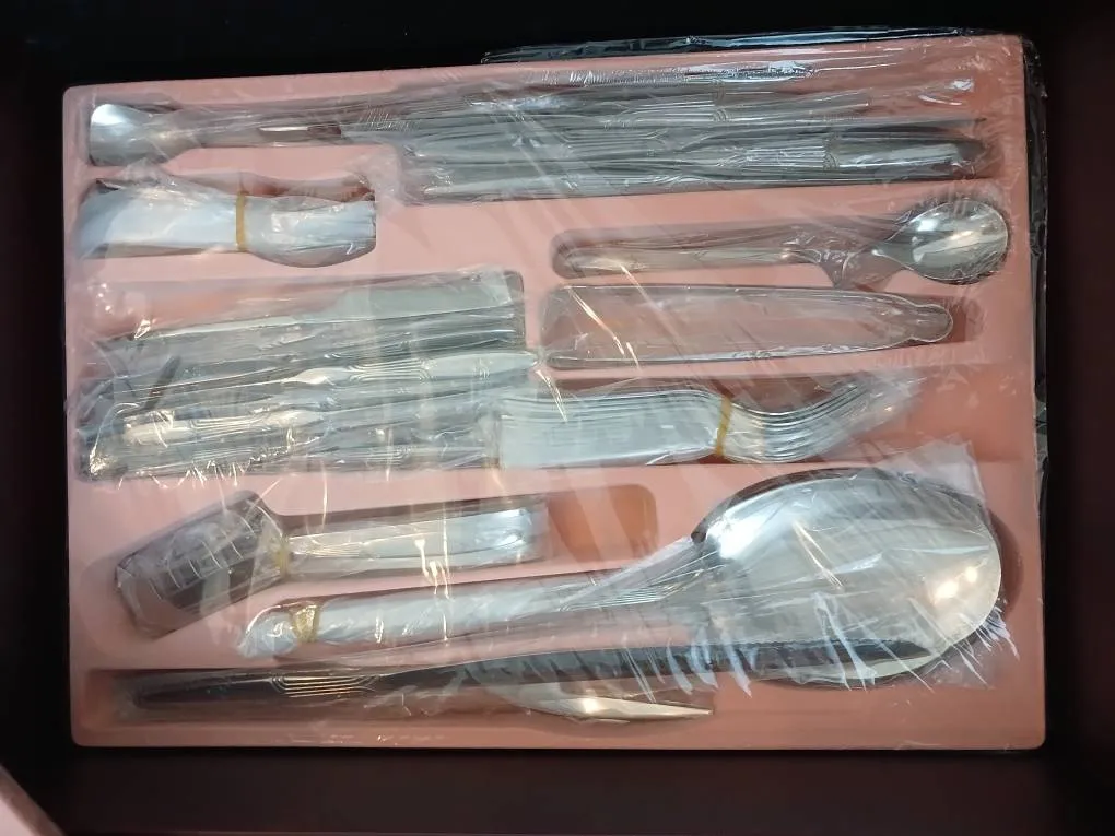 سرویس قاشق و چنگال 149 پارچه جی فی نی مدل G-02 لاکچری