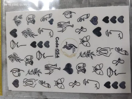 برچسب لنز ناخن رویاسنتر مدل 054L