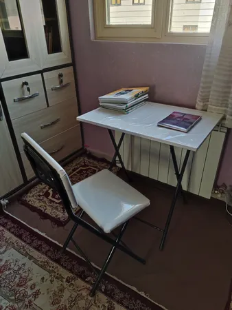 ست میز تحریر و صندلی مدل تاشو و تنظیم شو کد 70