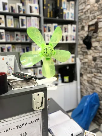 پنکه رومیزی مدل گیره ای پنج پره