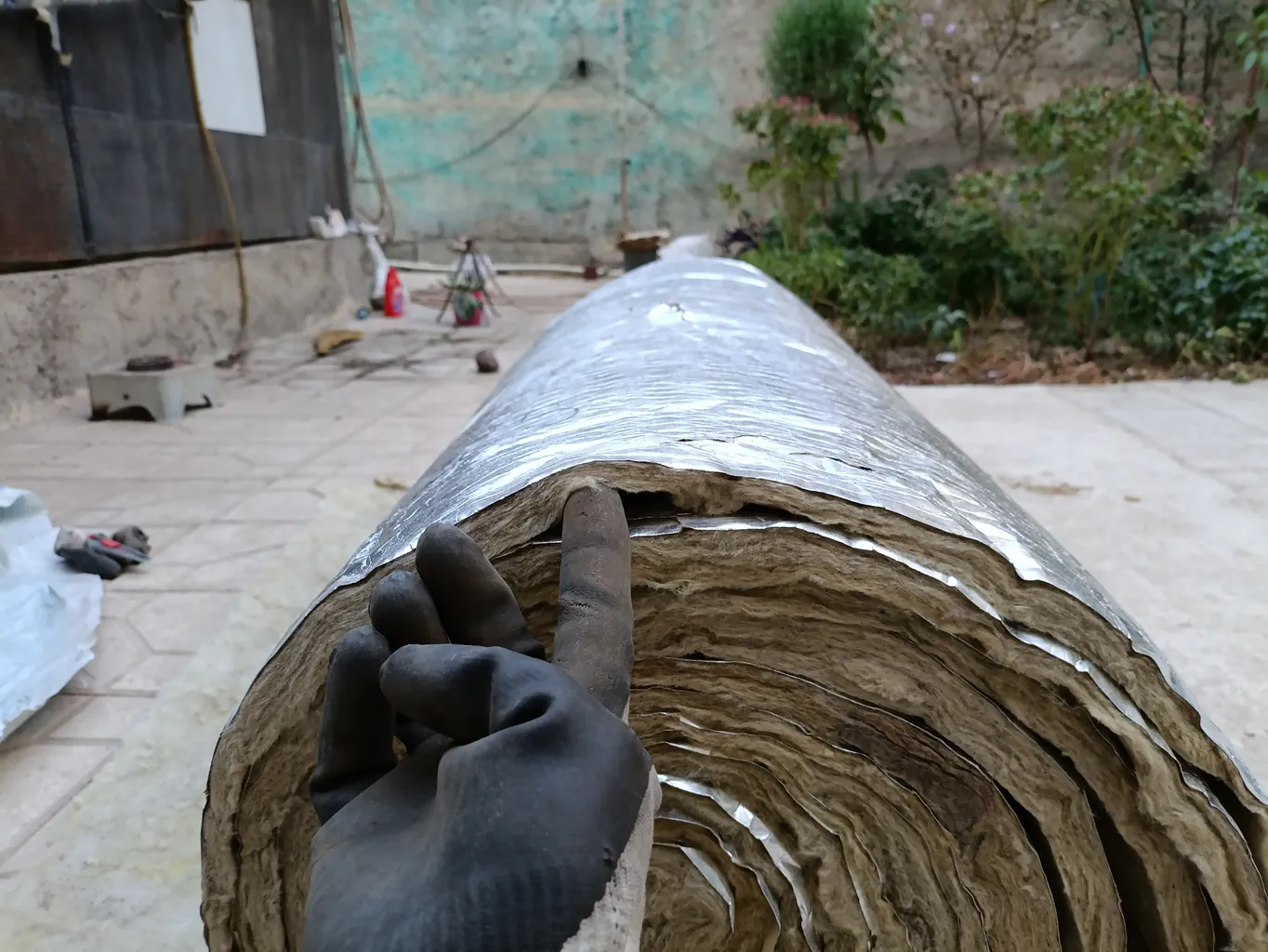 پشم سنگ مدل DA 30 رول 12 متری