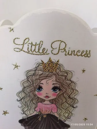 ست سطل و جادستمال کاغذی اتاق کودک مدل دختر مو فرفری