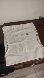 کوله پشتی مدل دو بنده الیاف طبیعی طرح  کیسه ای کد 416