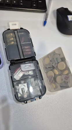 جعبه قرص مانیا مدل تاشو