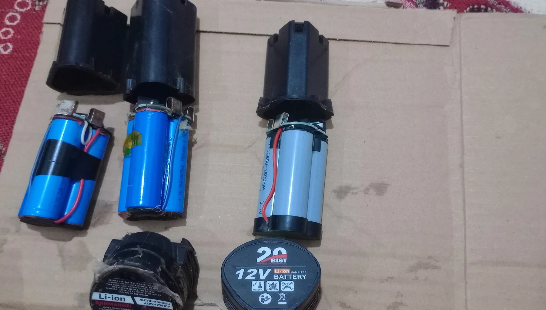 باتری دریل پیچ گوشتی شارژی بیست مدل سه ضلع کد 12V