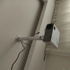 تجریه خرید ویدئو پروژکتور النز مدل SD500 Smart Android به همراه پرده نمایش و دو کنترل