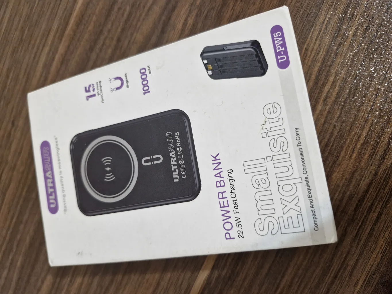 پاوربانک اولتراسور مدل U-PW5 ظرفیت 10000 میلی آمپر ساعت