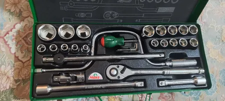 مجموعه 24 عددی آچار بکس هنس مدل 4624-6MT
