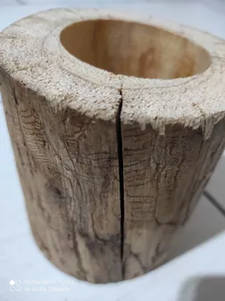 گلدان چوبی فیل چوب مدل GCH_ch