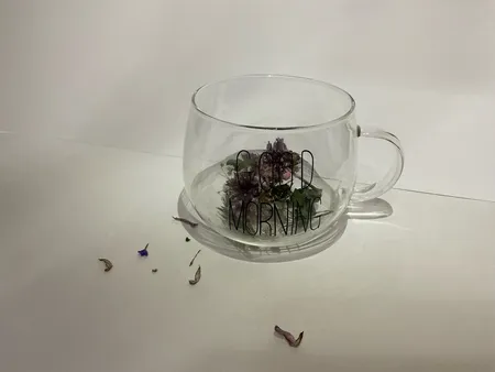 لیوان مدل پیرکس تپل Good Morning