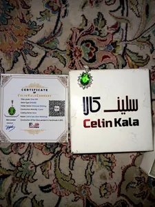 تجریه خرید آویز گردنبند نقره زنانه سلین کالا مدل زبرجد کد ce-zeb8