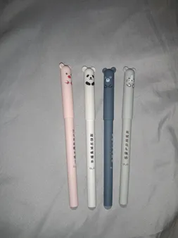 خودکار مدل عروسکی پاک کن دار مجموعه 4 عددی