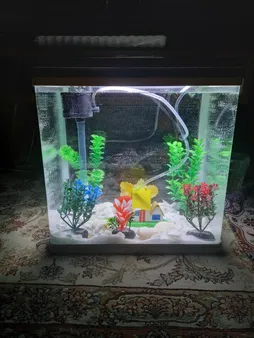 کلبه حباب ساز تزیینی آکواریوم کد 0011