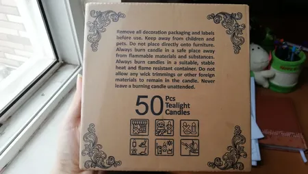 شمع وارمر رویا کندل مدل CVR2 بسته 50 عددی