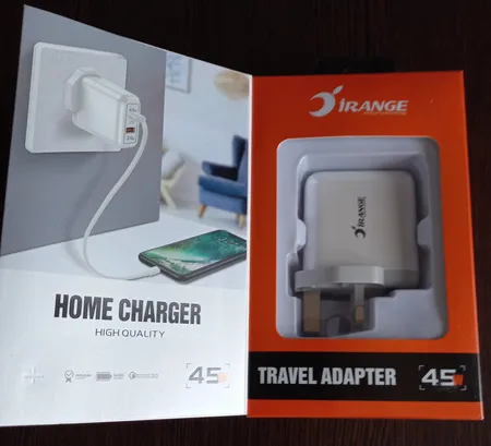 شارژر دیواری 45 وات 2 پورت آیرنج مدل LC -U2