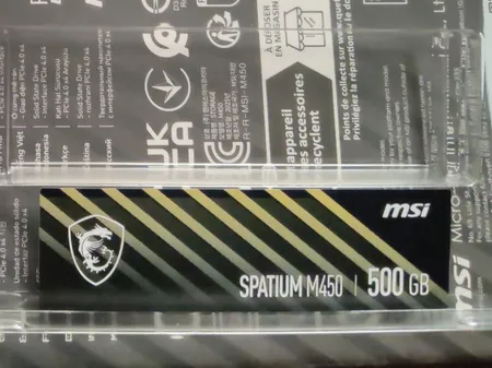 اس اس دی اینترنال PCIe Gen4 x4 ام اس آی مدل SPATIUM M450 ظرفیت 500 گیگابایت