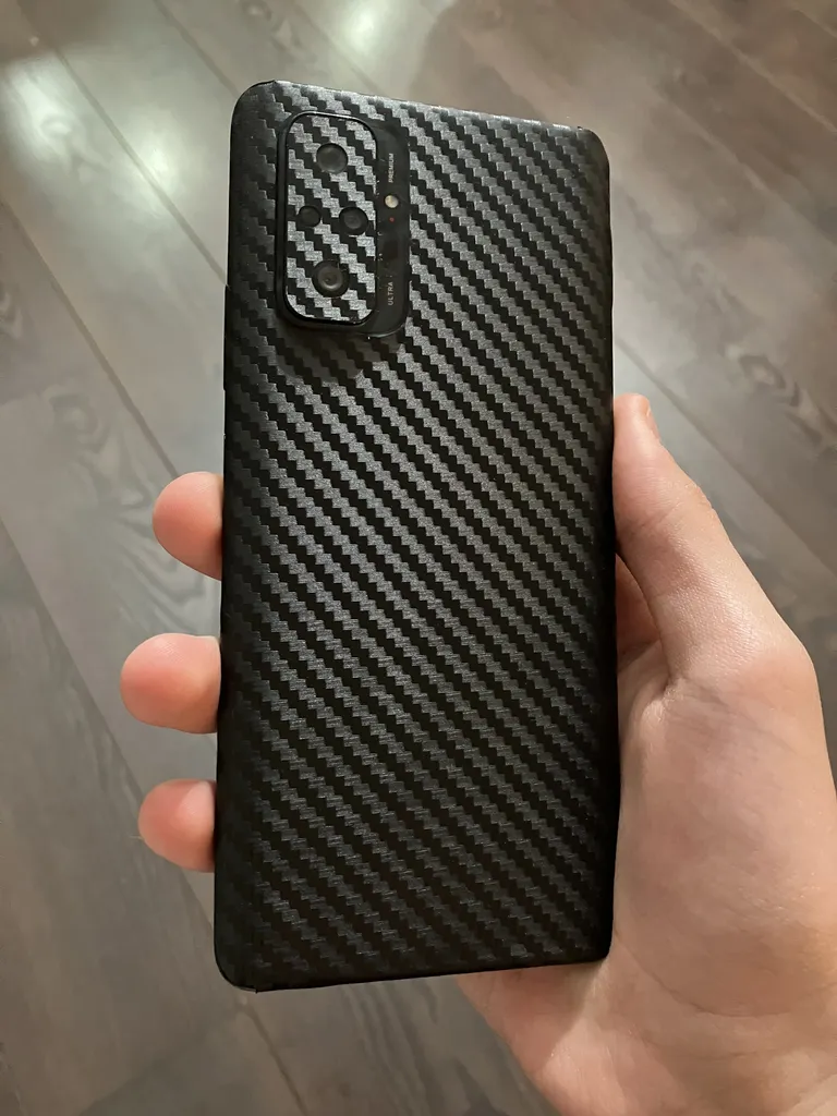 برچسب پوششی ماهوت مدل Carbon-Fiber-FullSkin مناسب برای گوشی موبایل شیایومی Redmi Note 10 Pro