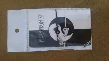 دستبند مدل یین و یانگ و قلب مجموعه دو عددی