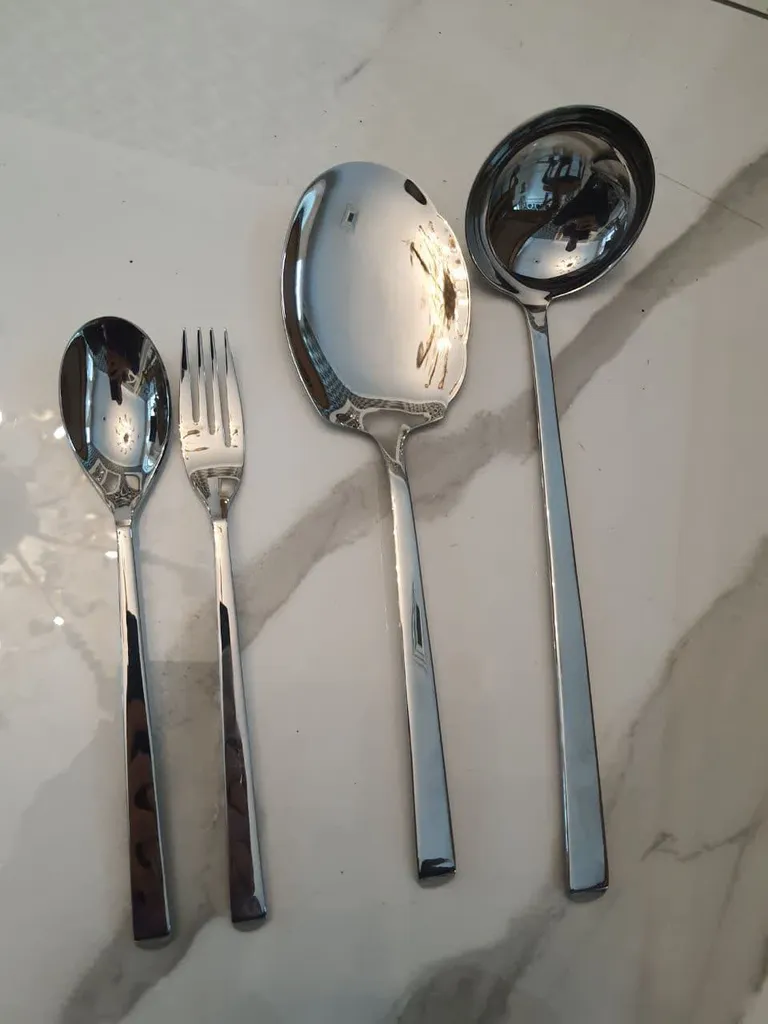 سرویس قاشق و چنگال 15 پارچه جی فی نی مدل 01