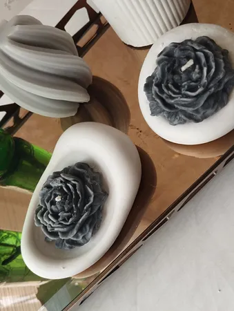 دسته گل خشک مدل خوشه گندم کد 20