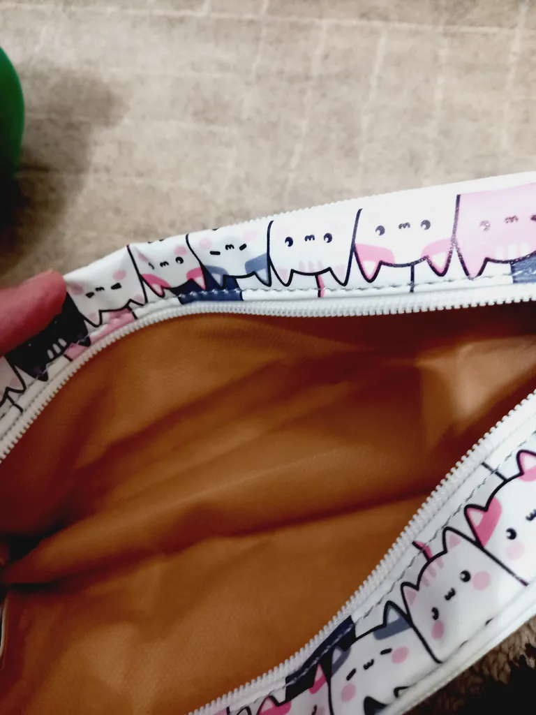 جامدادی مستر راد مدل سه زیپ طرح گربه فانتزی کد fiory 2515