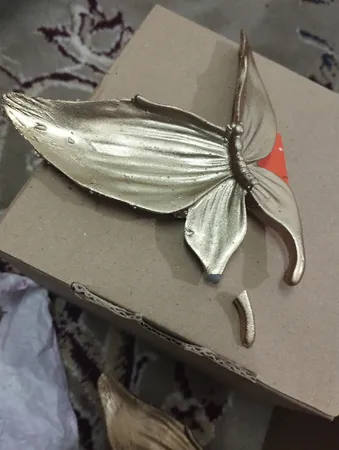 دیوارکوب لوتوس طرح پروانه کد P01 مجموعه 7 عددی