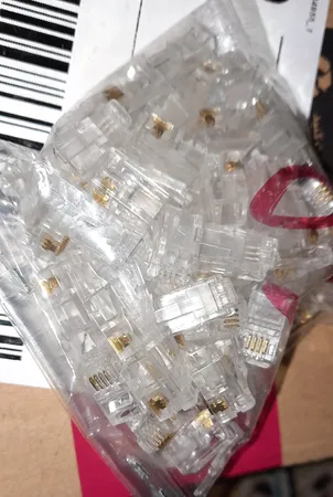 سوکت تلفن RJ11 ان پی مدل TM بسته 50 عددی